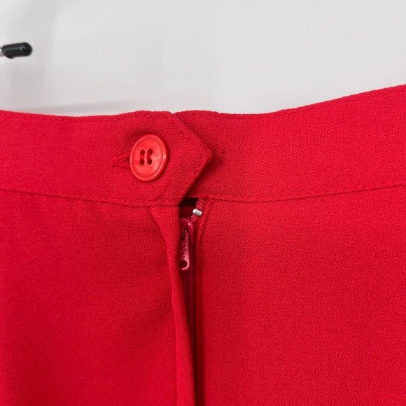 Vintage Y2K Le Suit Women's Blazer Skirt Set Size 8 Red Career Business Office - Picture 8 of 15